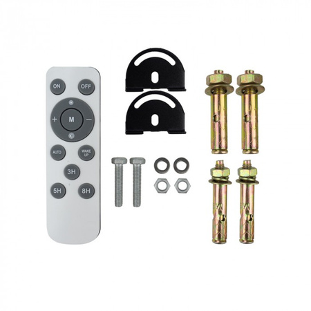 Naświetlacz LED Lampa Reflektor Solarny 200W 1400lm 4000K Neutralna IP65 z Czujnikiem Zmierzchu + Pilot Ecolight