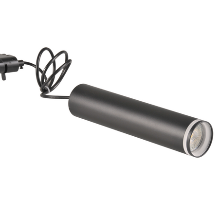 Zestaw Szynowy Szynoprzewód Szyna Listwa 1-Fazowa + 3x Reflektor GU10 Czarna PARIS Sanico Goldlux