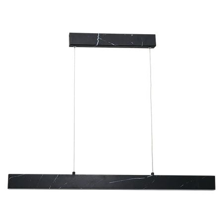 Lampa wisząca PIERCE 18W LED Minimal Czarny Marmur ML6473 Milagro Metal + Tworzywo sztuczne