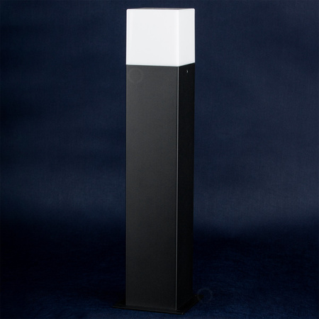 Lampa Ogrodowa LED E27 NEW YORK TUBA Słupek 44cm Grafit - GOLDLUX (Polux)