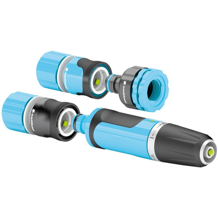 Zwijacz na Wąż Ogrodowy z Wężem 3/8" 10m Końcówki + Zraszacz Zestaw ERGO XS CELLFAST