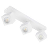 Lampa Sufitowa Ścienna Reflektor 3xGU10 QUANTUS Biała