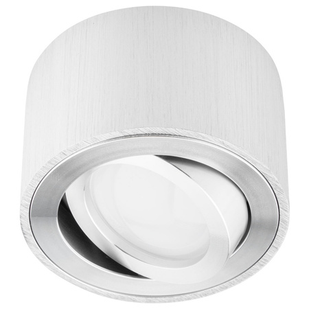 Oprawa Natynkowa HALOGENOWA Aluminiowa Chrom SPOT TUBA 5cm + Wkład LED 7W 4000K Lumiled