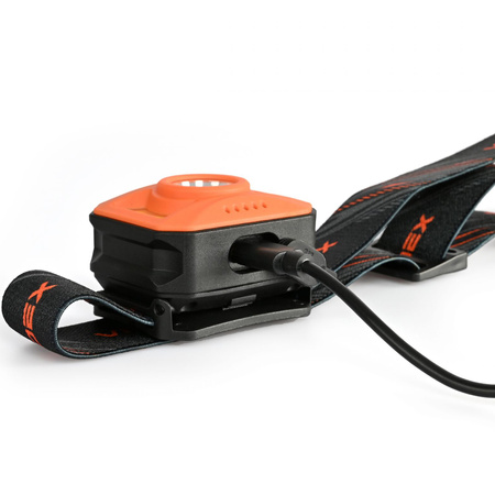 Latarka Czołowa Akumulatorowa LED 5W 400lm 8 Trybów Pracy USB-C Wodoszczelna IP65 Videx