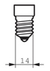 Żarówka LED E14 NR50 4,3W = 60W 320lm 2700K Ciepła 36° PHILIPS
