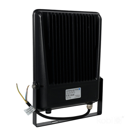 Naświetlacz LED Zewnętrzny Ogrodowy 100W 13000lm 4000K Neutralny 120° IP65 IK06 Czarny Seul Kobi