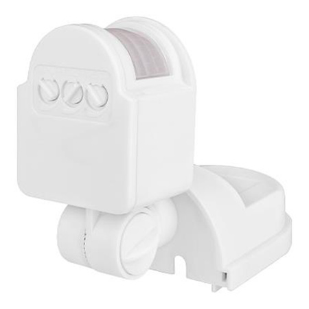 Czujnik Ruchu Zewnętrzny PIR IP44 Biały