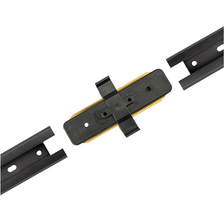 Łącznik Prosty Czarny do Listew Szynowych Jednofazowych Szynoprzewodów LUMILED