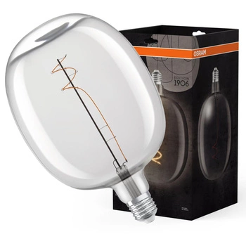 Żarówka LED Dekoracyjna E27 4.8W = 30W 400lm 2700K Ciepła 320° Ściemnialna Vintage 1906 Osram
