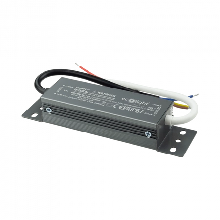 Zasilacz do Taśm LED Hermetyczny 20W 12V 1.66A IP67 PREMIUM Ecolight