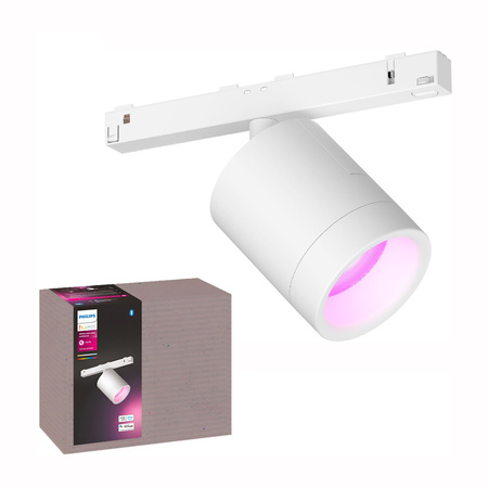 Reflektor Szynowy LED Perifo Biały 5,3W CCT RGB Philips HUE Bluetooth