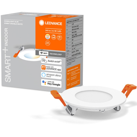 Oprawa Podtynkowa Panel LED DOWNLIGHT 4,5W 240lm CCT 8,5cm SMART+ WIFI LEDVANCE