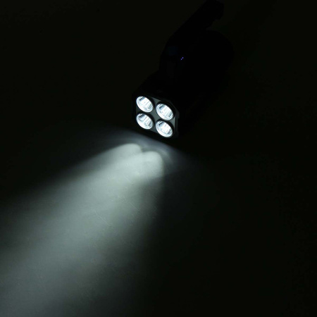 Latarka Akumulatorowa LED Szperacz 5W 250lm Lampka Ręczna Mocna 4XLED+COB VA0113 VAYOX