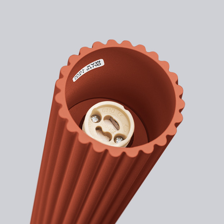 Lampa Sufitowa Reflektor Tuba Spot 1x GU10 Ochra Czerwona Karbon Deep Space SL.1627 Sollux