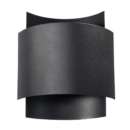 Lampa Ścienna Kinkiet G9 Prostokątna Czarna Industrialna Impact Sollux