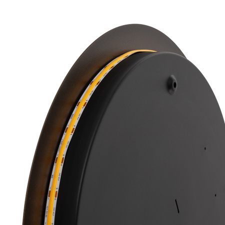 Kinkiet Ścienny Lampa Natynkowa LED 13W 160lm 3000K Ciepła Brązowa Nowoczesna RING LED L 10353 Nowodvorski