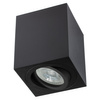 Oprawa Natynkowa HALOGENOWA Ruchoma GU10 Kwadratowa Czarna 84mm