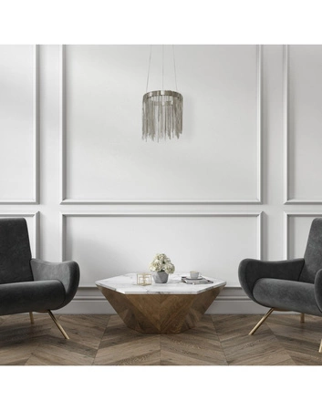 Lampa Wisząca Sufitowa CASCATA Satynowa 18W LED Milagro