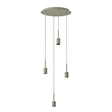 Lampa Sufitowa Wisząca Dekoracyjna 4x E27 Beżowa Decor Needle Pendant Osram