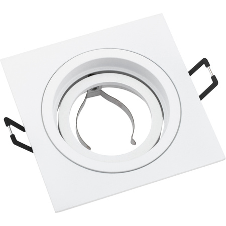 Oprawa HALOGENOWA Podtynkowa Ruchoma GU10 MR16 Kwadrat Biała CASSIO LUMILED