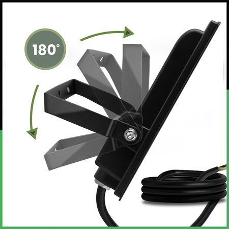 Naświetlacz LED Zewnętrzny BRIGHT Wodoodporny 50W 5500lm 4000K IP65 LUMILED