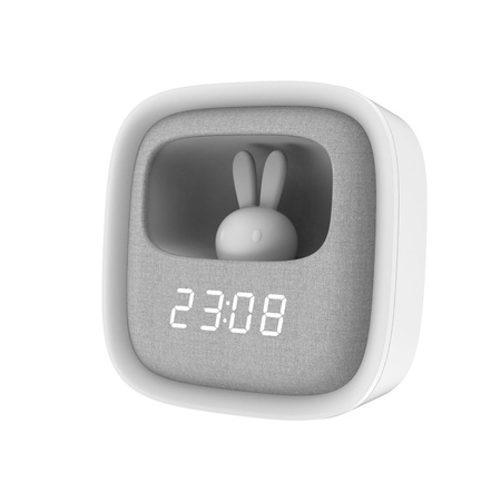 Lampka Dekoracyjna LED 1.2W 55lm 3000K Ciepła Biała Szara Ściemnialna Bunny Sanico Goldlux