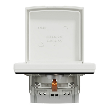 Gniazdo Pojedyncze z Ramką IP44 Jednokrotne z Klapką SCHNEIDER ASFORA