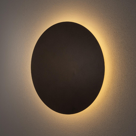 Kinkiet Ścienny Lampa Natynkowa LED 13W 160lm 3000K Ciepła Brązowa Nowoczesna RING LED L 10353 Nowodvorski