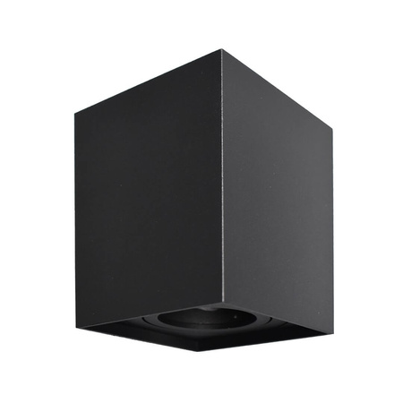 Oprawa Natynkowa HALOGENOWA Tuba Spot Kwadratowa Czarna GU10 Bima Milagro