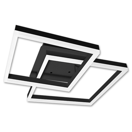 Lampa Sufitowa Żyrandol LED 70W CCT GALAXIS HERKULES Czarny + Pilot Sterujący