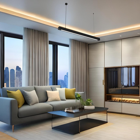 Lampa Wisząca Sufitowa LUNGO 1xT8 18W LED Milagro