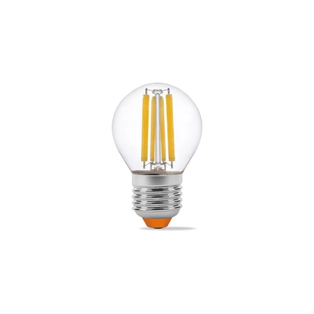 Żarówka LED E27 G45 Kulka 6W = 60W 806lm 3000K Ciepła 360° FILAMENT Videx