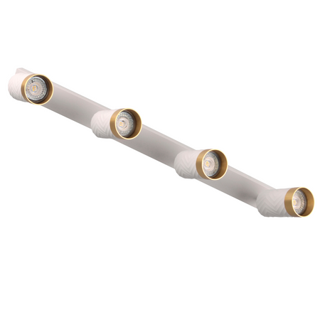 Lampa Listwa Oprawa Sufitowo-Ścienna LED 4 x GU10 ARRAS Biały GOLDLUX (Polux)