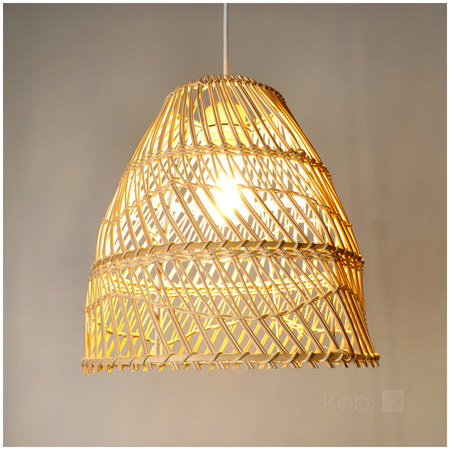 Lampa Wisząca Dekoracyjna Zwis Bambusowa E27 Rango Kobi