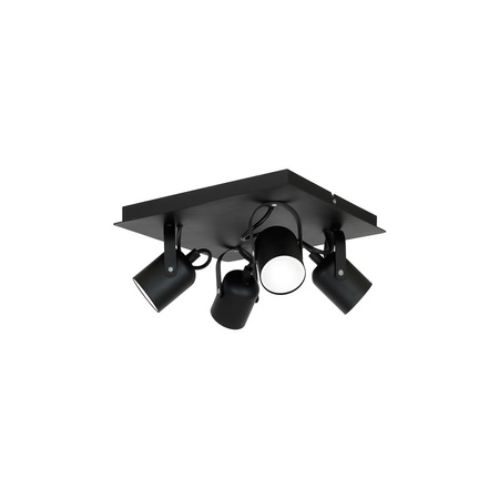 Lampa Sufitowa PICO Czarna 4xGU10 Milagro