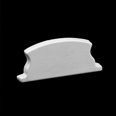 Profil Aluminiowy Anodowany do LED KM24 Srebrny Natynkowy 1m + Przesłona przezroczysta + Zaślepki