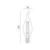Żarówka LED E14 Kulka 4W 470lm 3000K Ciepła 360° Filament Line Kobi