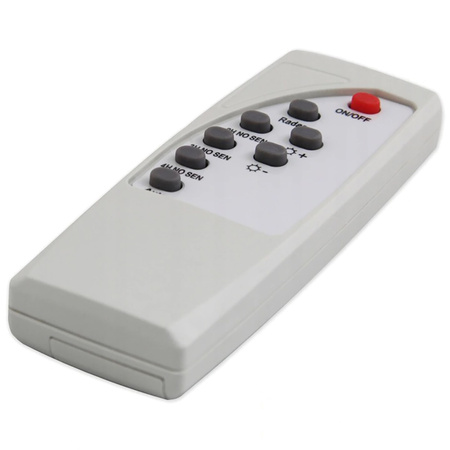 Lampa LED solarna uliczna czarna 100W 6000K zimna IP65 czujnik ruchu i zmierzchu + pilot