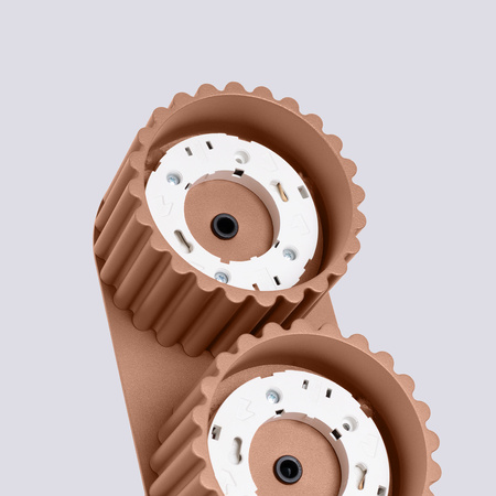 Oprawa Natynkowa 2x GX53 Aluminiowa Mokka Aura Deep Space SL.1808 Sollux