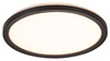 Lampa Sufitowa LED Ogrodowa Zewnętrzna INVERNESS 15W CCT DIM IP44 Wi-Fi Plafon Okrągła Biało-Czarna RABALUX