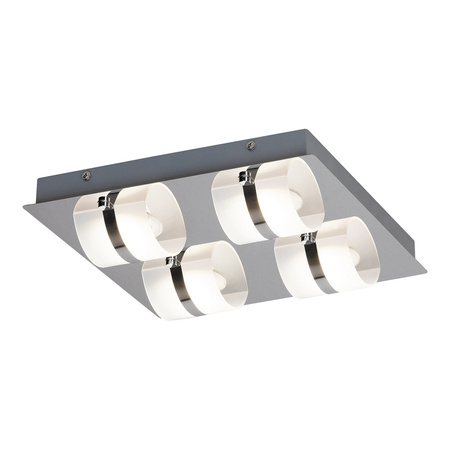 Lampa Sufitowa LED Łazienkowa Natynkowa 20W 1460lm 4000K Chrom IP44 Nowoczesny Tony 5492 Rabalux