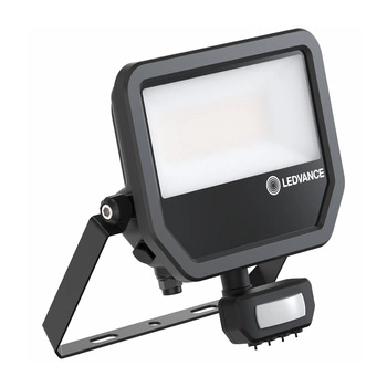 Naświetlacz LED Reflektor Zewnętrzny Lampa 50W 5500lm 3000K IP65 Czarny Z Czujnikiem Ruchu i Zmierzchu Floodlight Ledvance