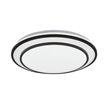 Plafon LED Lampa Sufitowa Oprawa Ścienna Natynkowa 40W CCT Ściemnialna Pilot Timer Czarny Minimalistyczny Lupita Rabalux