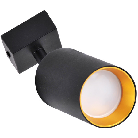 Kinkiet Reflektor Oprawa Ścienno-Sufitowa LED 1 x GU10 MARIBEL Czarny GOLDLUX (Polux)