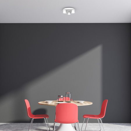Lampa Sufitowa DIXIE Biała 3xGX53 Milagro