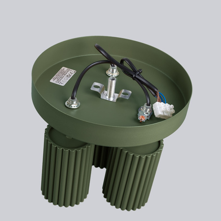 Lampa Sufitowa Plafon Tuba Spot 3x GU10 Oliwkowa Karbon Deep Space SL.1620 Sollux