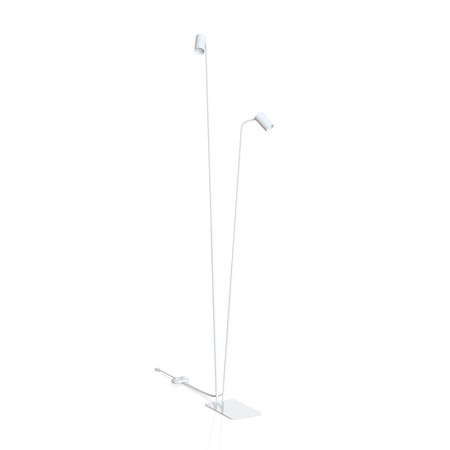 Lampa Podłogowa Stojąca 2x GU10 Biała Nowoczesna 7705 MONO Nowodvorski
