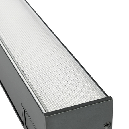 Lampa LED Panel Natynkowy Modułowy 50W 5000lm 5000K Zimna Czarna Videx