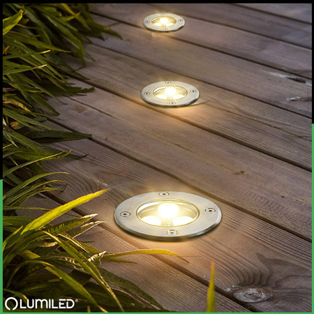 Oprawa Najazdowa Lampa Dogruntowa Wpuszczana GU10 IP65 IK09 Okrągła CATIO 2 LUMILED