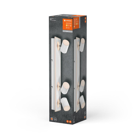 Lampa Sufitowa Ścienna LED Reflektor 3-Punktowy Dekoracyjny Ozdobny 41W Biały LEDVANCE